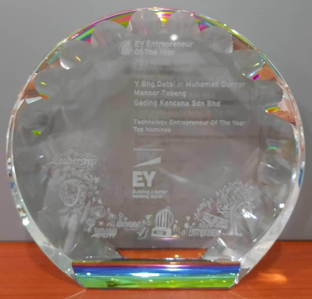 Ernst & Young Awards Technology Entrepreneur of the year 2016