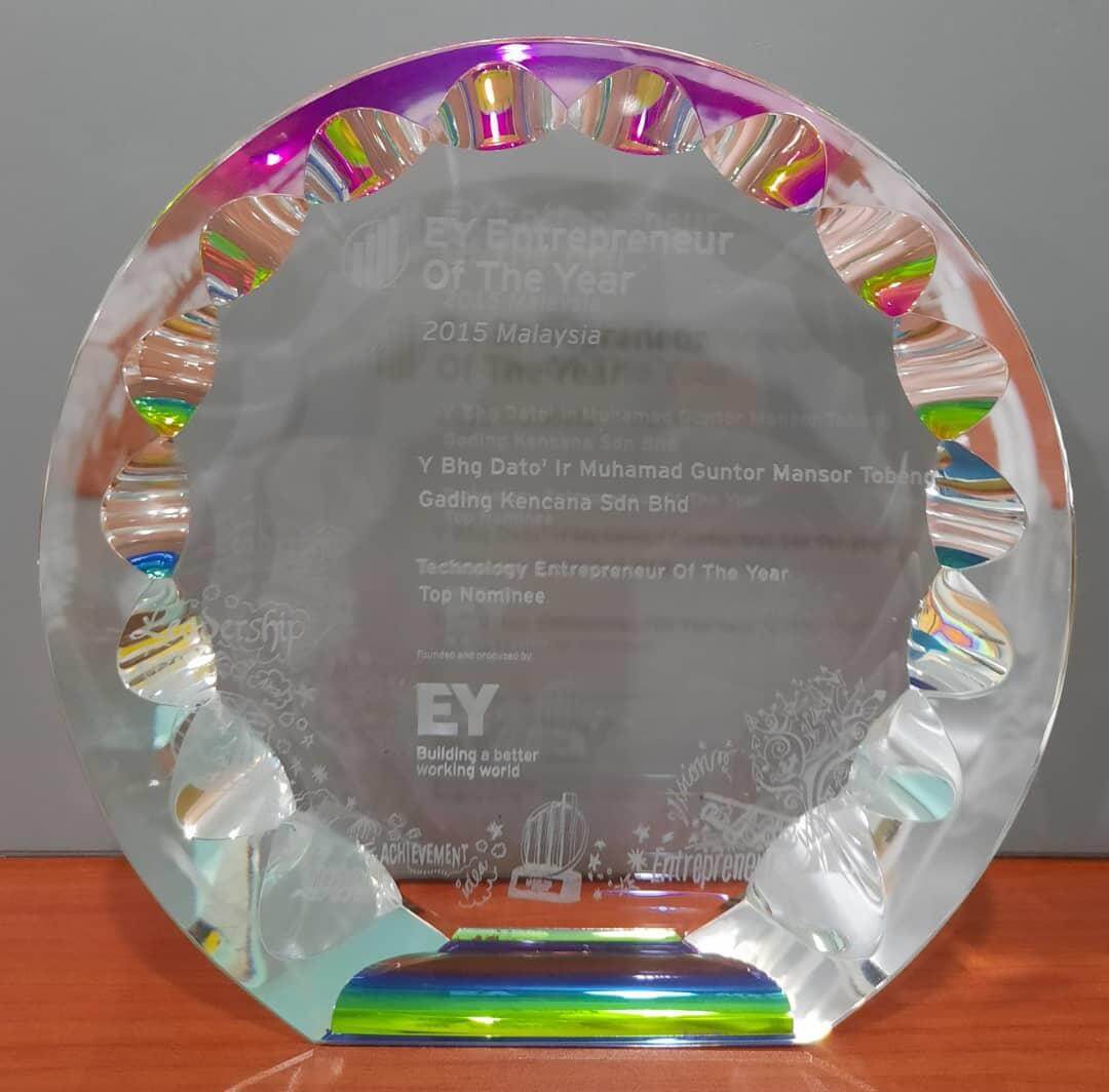 Ernst & Young Awards Technology entrepreneur of the year top nominee 2015